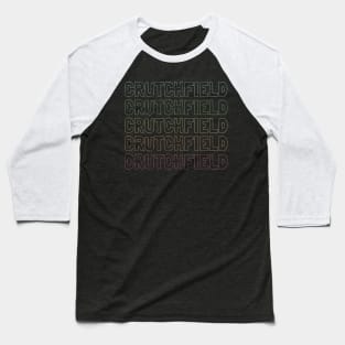 Crutchfield Name Pattern Baseball T-Shirt